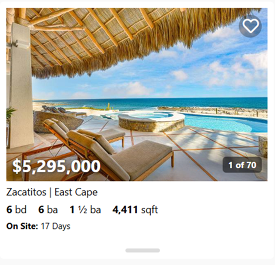 Los Cabos Real Estate MLS Listings - East Cape