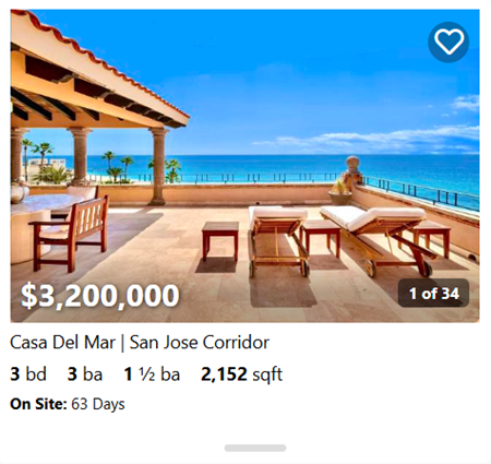 Modern 4-bedroom home in Bugambilias, San José Corridor with ocean views, pool, and rooftop terrace – listed for $1,470,000