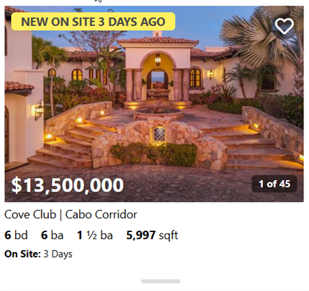 Luxury oceanfront property featured in Cabo Del Sol homes for sale, located along the Los Cabos Tourist Corridor.