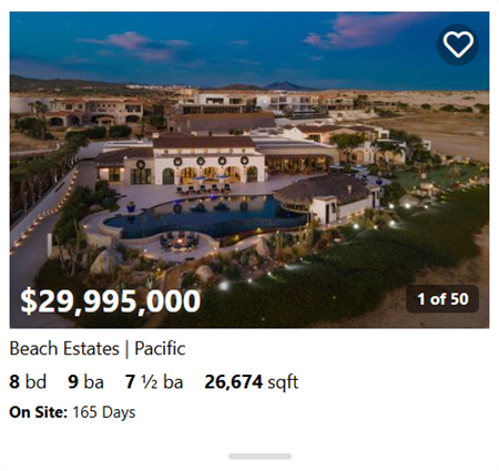 Massive 8-bedroom beachfront estate in Beach Estates with resort-style layout, circular driveway, and grand pool – 26,674 sqft, $29.995M