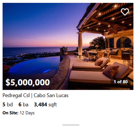 Stunning Pedregal Cabo San Lucas real estate featuring luxury villa with infinity pool and sunset ocean views